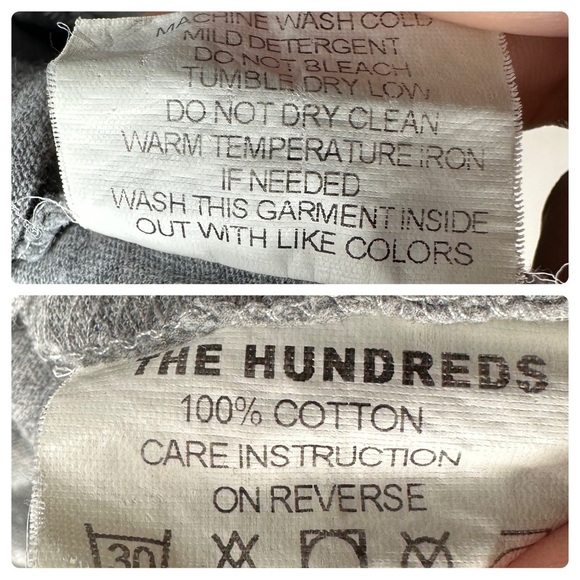 The Hundreds Graphic Gray Short Sleeve T Shirt Large - Picture 8 of 8